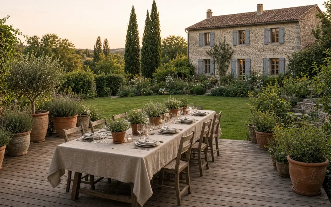 Table au jardin